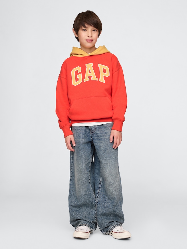ヴィンテージソフト GAPロゴパーカー (キッズ)-4