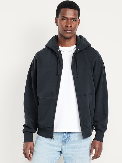 Oversized Heavyweight Zip Hoodie