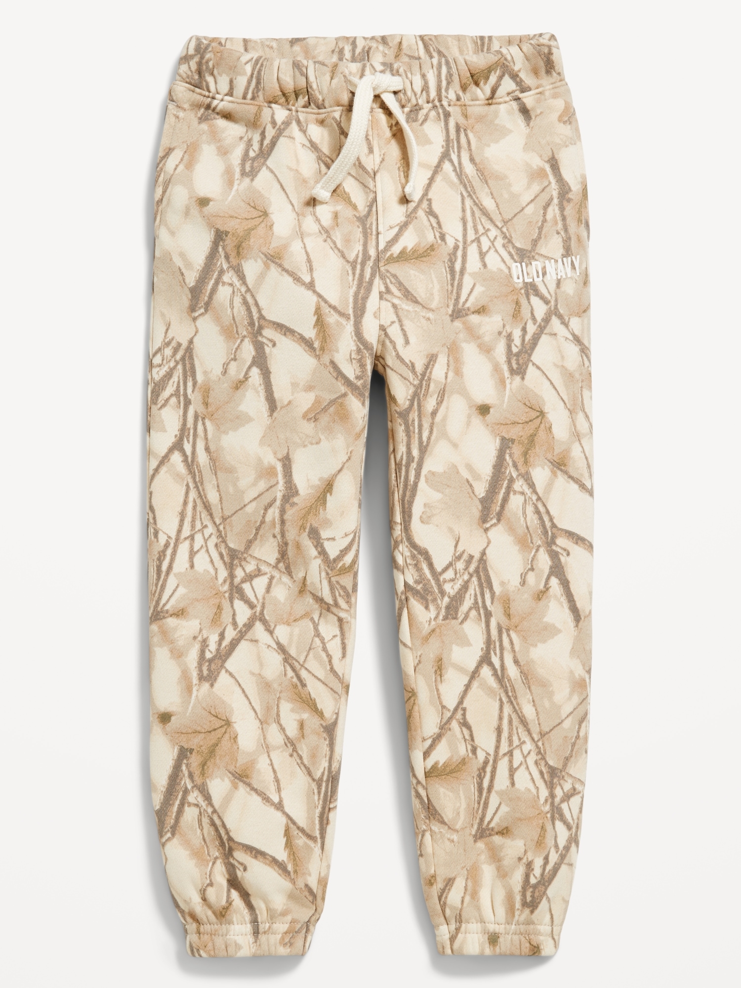 Cinched-Hem Unisex Logo-Graphic Jogger Sweatpants for Toddler