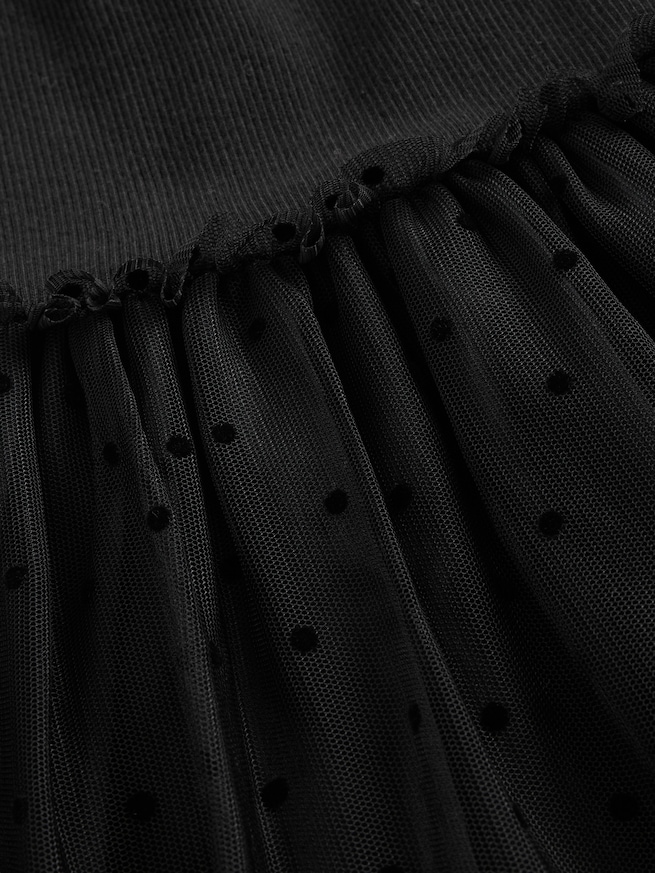 ミックスメディア チュールワンピース (幼児・ベビー)-3