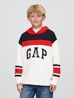 ヴィンテージソフト カラーブロック GAP Athleticロゴ パーカー (キッズ)-1