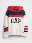 ヴィンテージソフト カラーブロック GAP Athleticロゴ パーカー (キッズ)-0