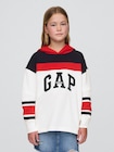 ヴィンテージソフト カラーブロック GAP Athleticロゴ パーカー (キッズ)-2