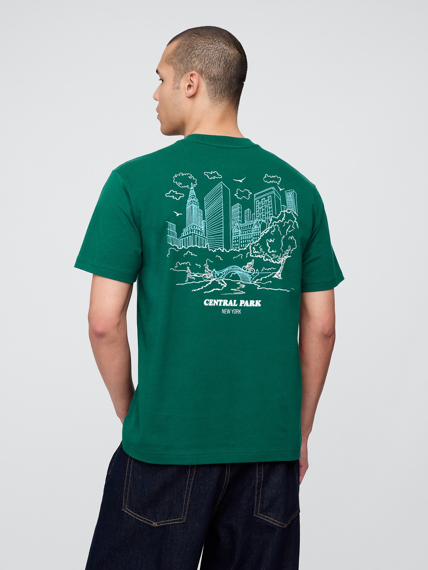 エブリディ ソフト リラックス グラフィックtシャツ