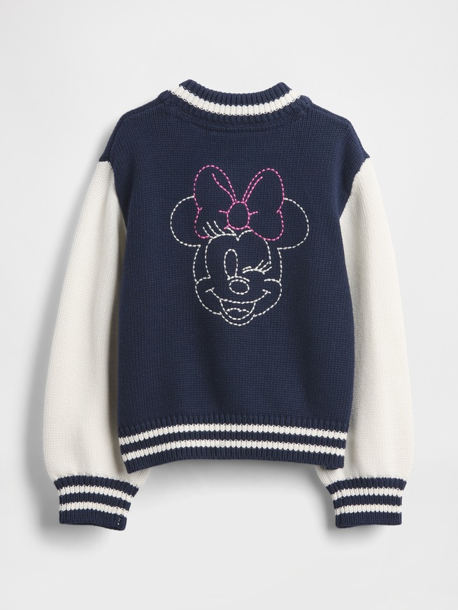 Gap × Disney ミニーマウス バーシティスタイル セーター (幼児・ベビー)-1