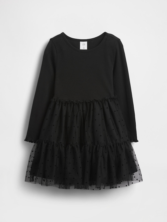 ミックスメディア チュールワンピース (幼児・ベビー)-1