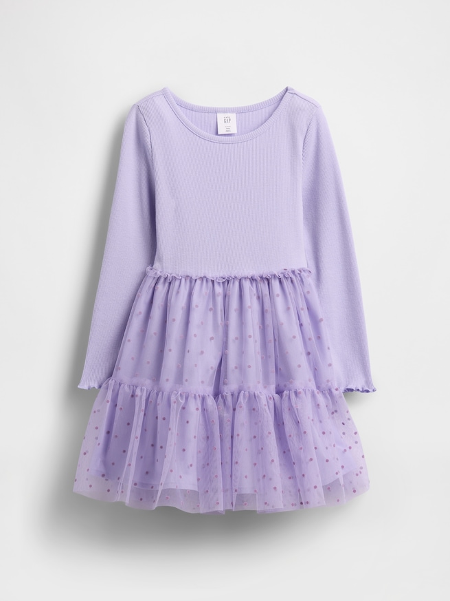 ミックスメディア チュールワンピース (幼児・ベビー)-1