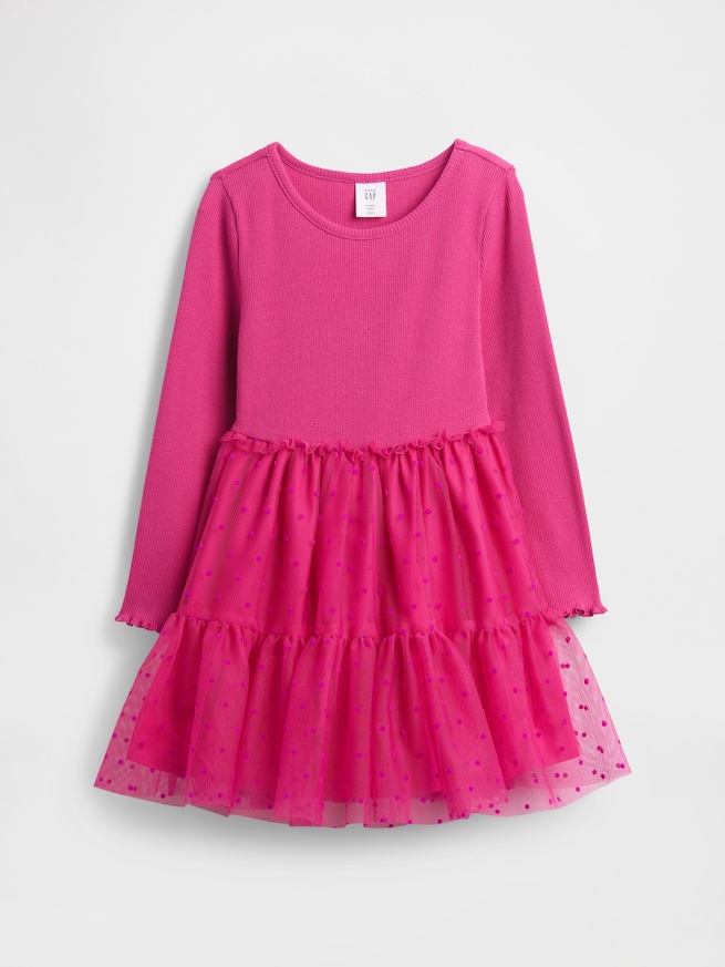 ミックスメディア チュールワンピース (幼児・ベビー)-1