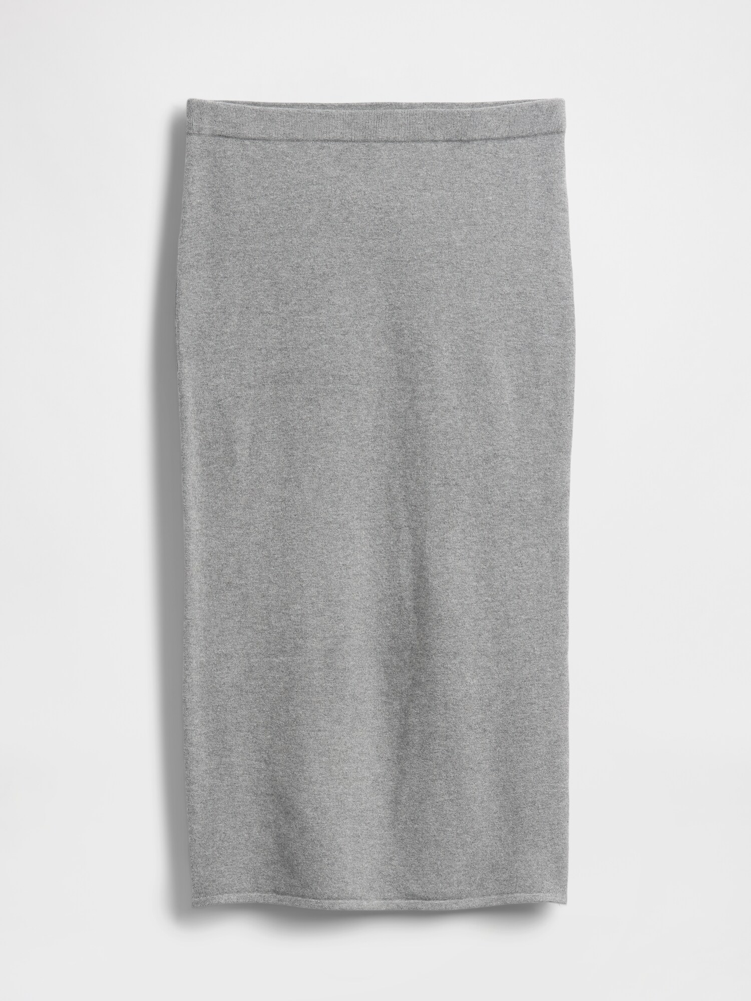 CashSoftカシミヤタッチ ストレッチミディスカート-4