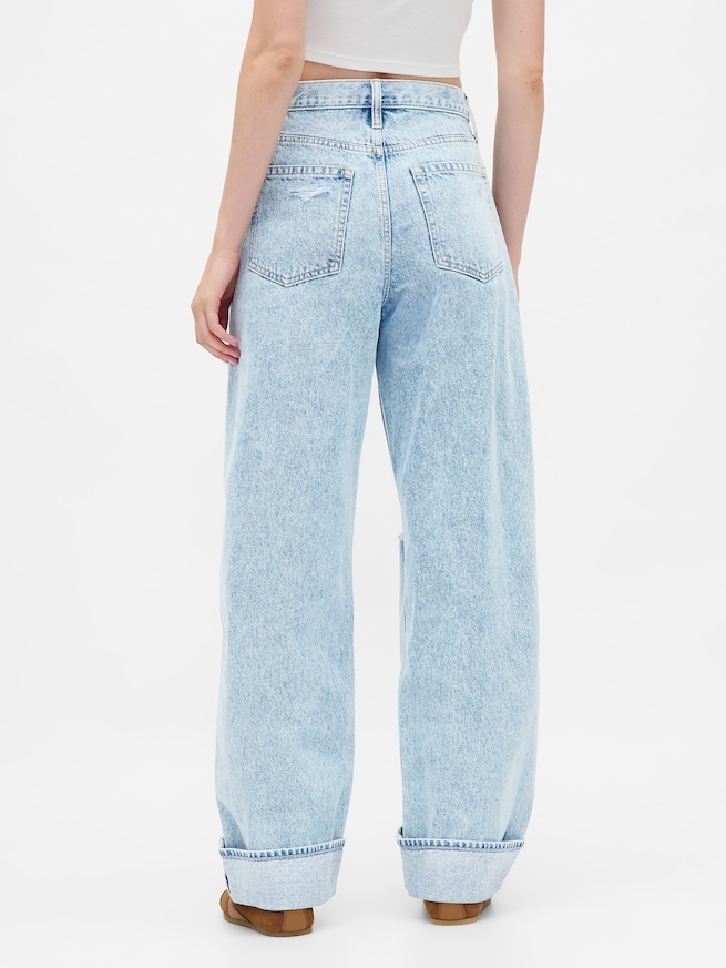 ハイライズ バレルデニム-3