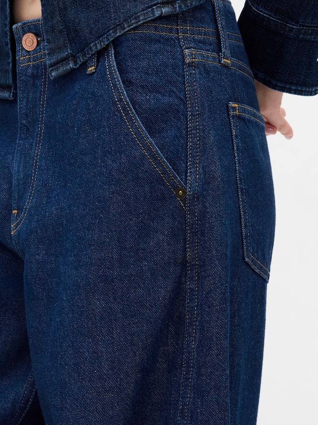 ミッドライズ ウルトラソフト バギーデニム-8