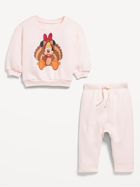 Disney© Unisex Graphic Sweatshirt and Sweatpants Set for Baby