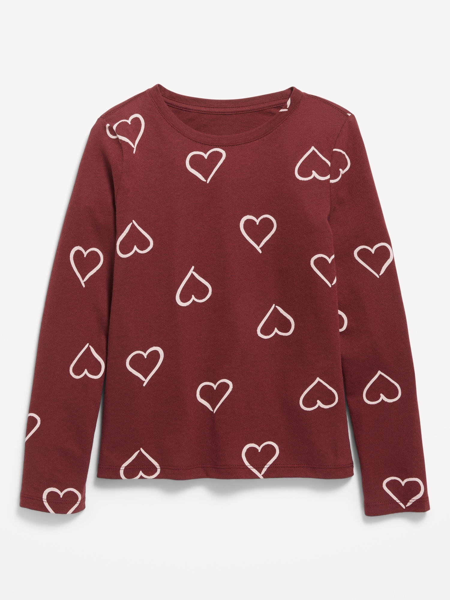 Softest Printed Long-Sleeve T-Shirt for Girls