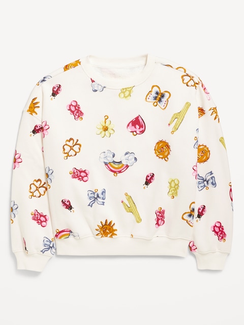 Favorite Fleece Oversized Tunic Sweatshirt for Girls