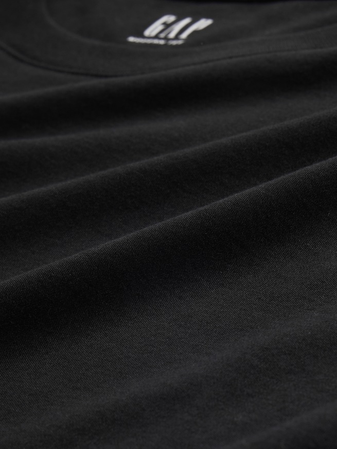 スーピマ® コットン オーバーサイズ クロップドTシャツ-3