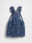 デニム ラッフルフリル サロペットスカート (幼児・ベビー)-2
