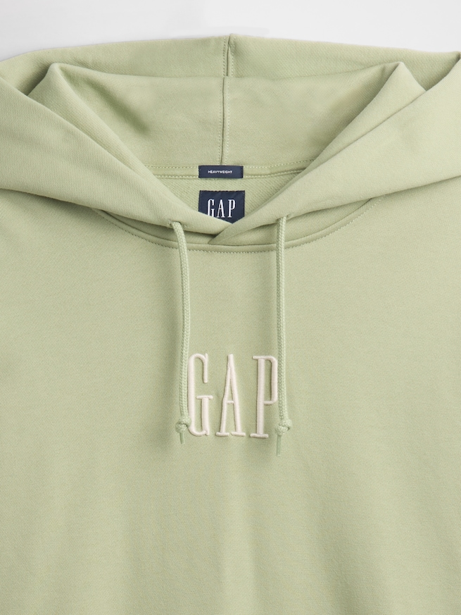 ヘビーウェイト オーバーサイズ GAPロゴパーカー-3