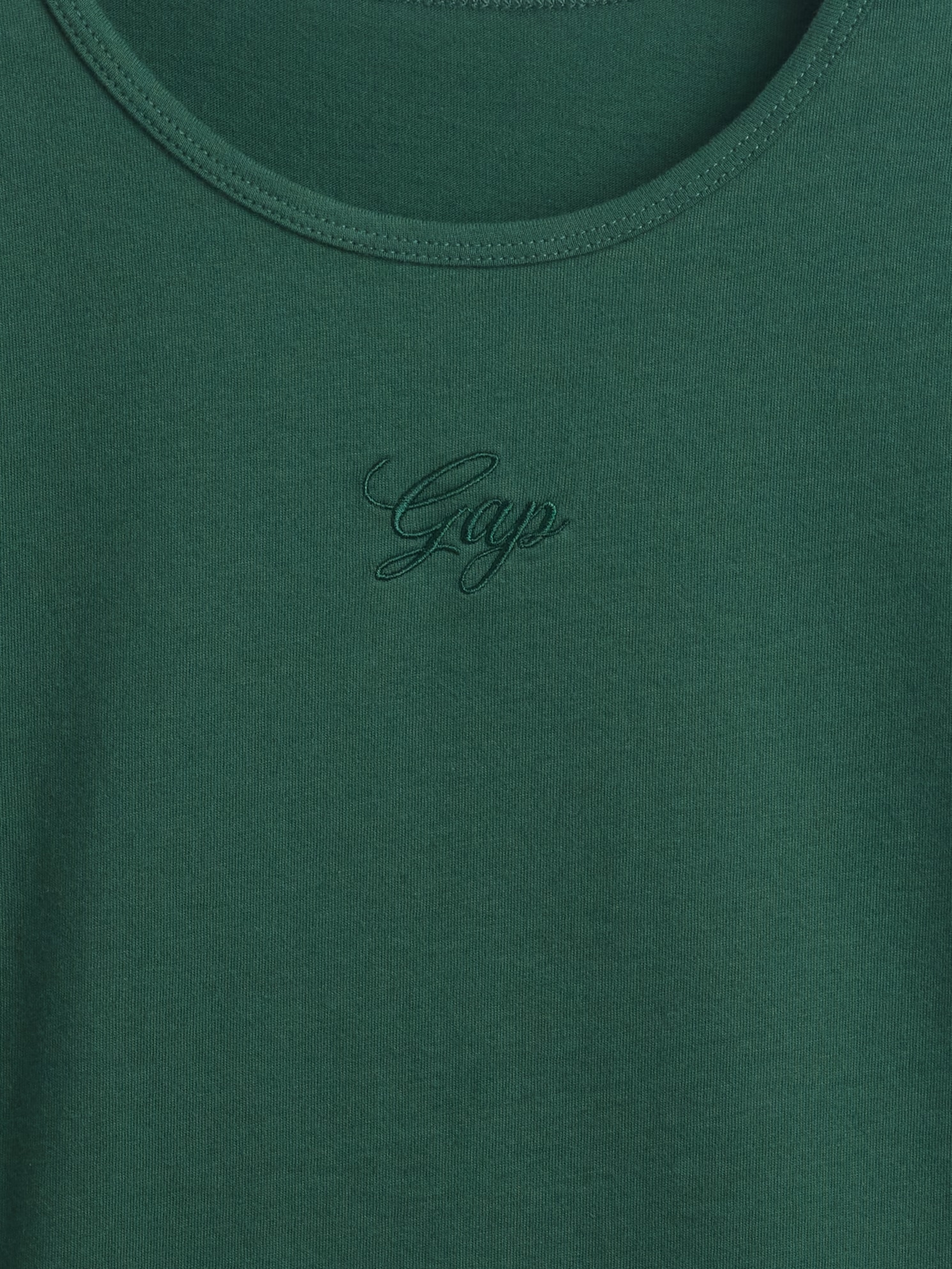 コットンジャージー クロップド GAPロゴTシャツ-3