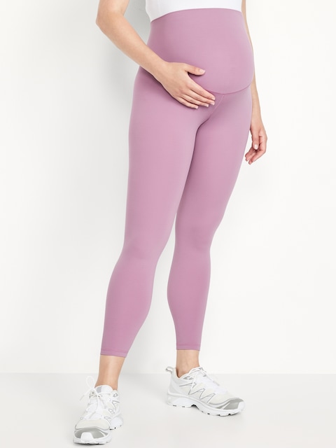 LEGGING STUDIOSMOOTH LONGUEUR 7/8 À PANNEAU COUVRANT DE MATERNITÉ