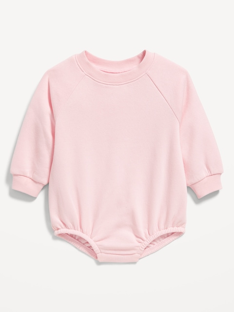 Long-Sleeve Fleece One-Piece Romper for Baby