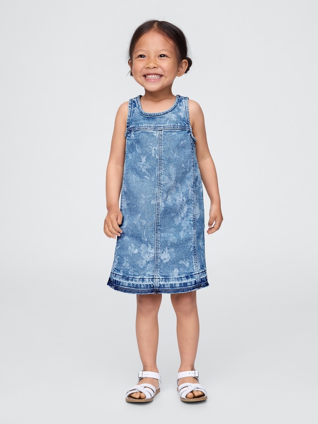 デニム タンクトップワンピース (幼児・ベビー)-0