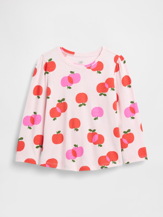 babyGap パフスリーブ クルーネックTシャツ-0