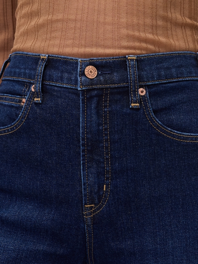 ハイライズ リラックス フレアデニム-8