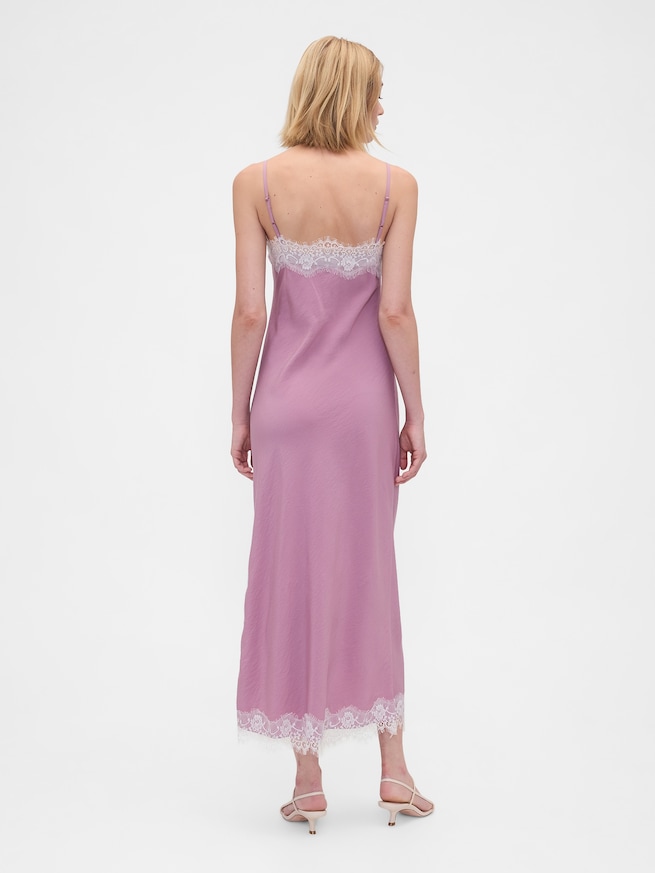 レーストリミング マキシ スリップワンピース-1