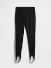 Pantalon fuseau &agrave; taille haute en tricot double &eacute;paisseur-6