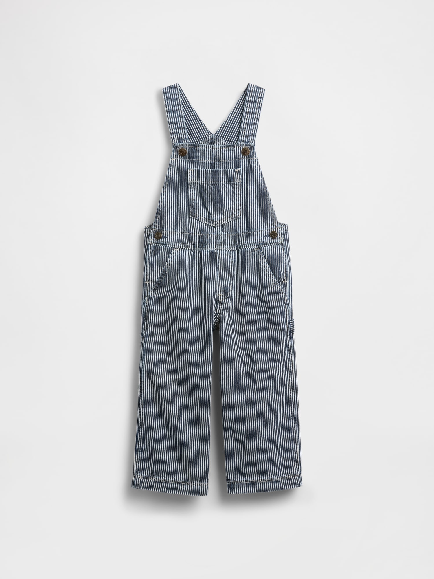 Baby & Toddler Denim Stripe Baggy Overalls