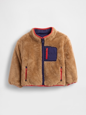 ライトウェイト ボア リバーシブルジャケット (幼児・ベビー)