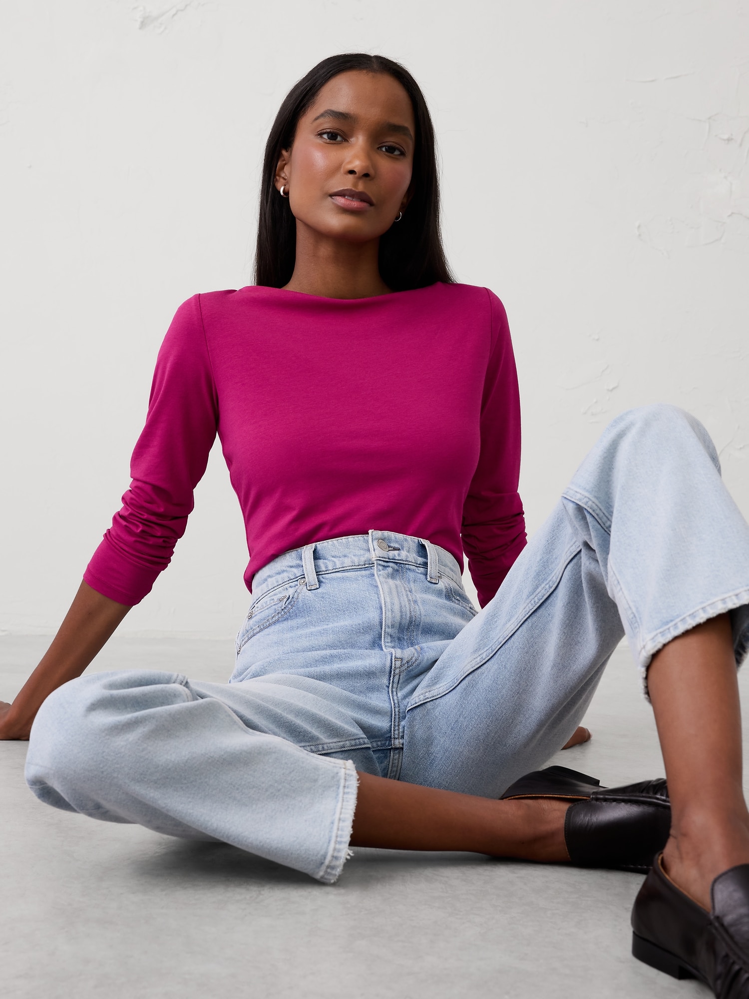 Boat Neck Tops | Banana Republic Factory