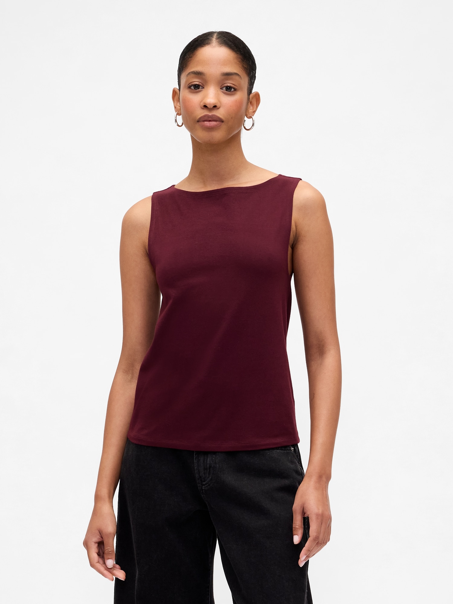 Boatneck Tank Top