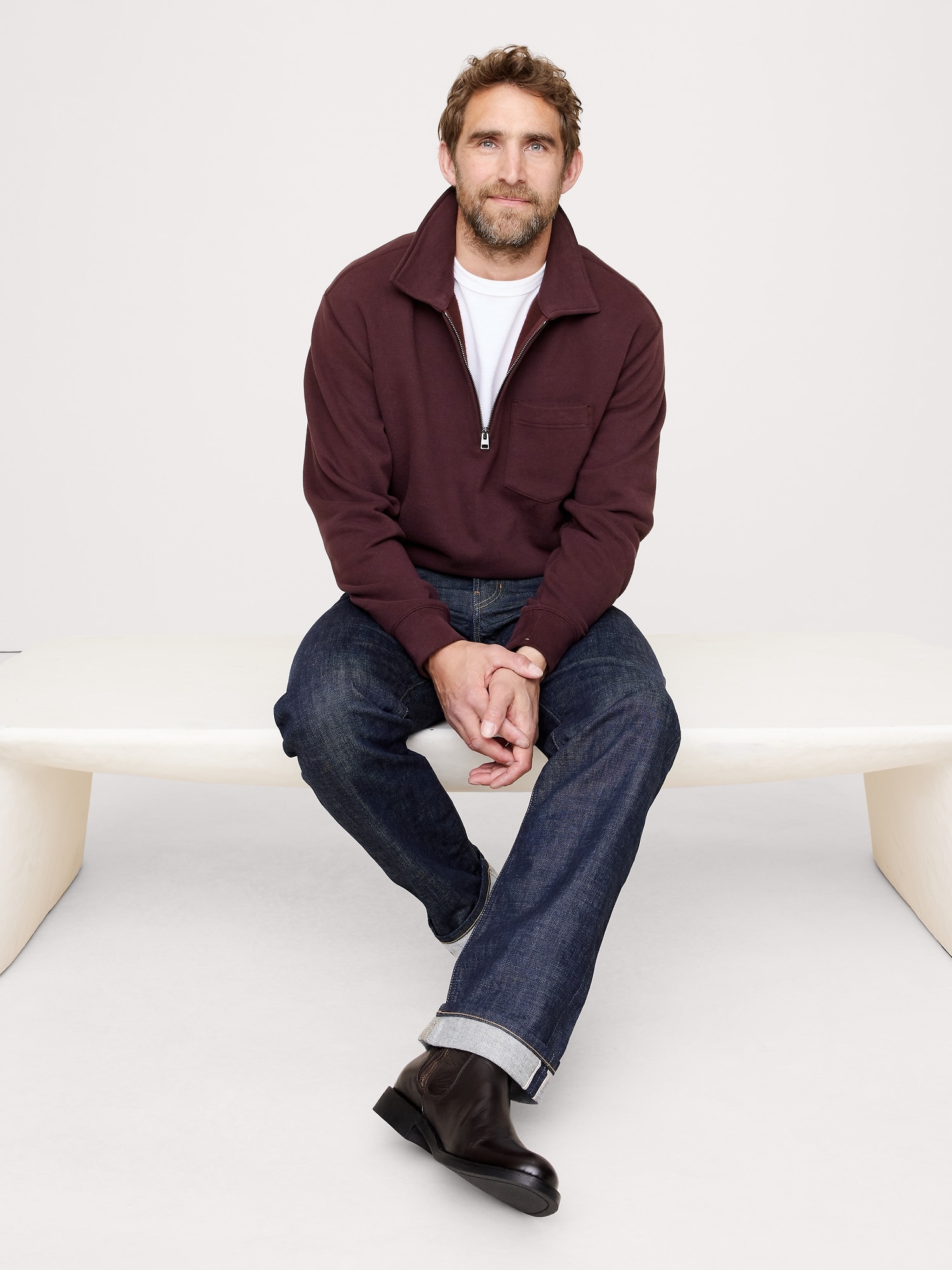 Fleece Zip Sweatshirt