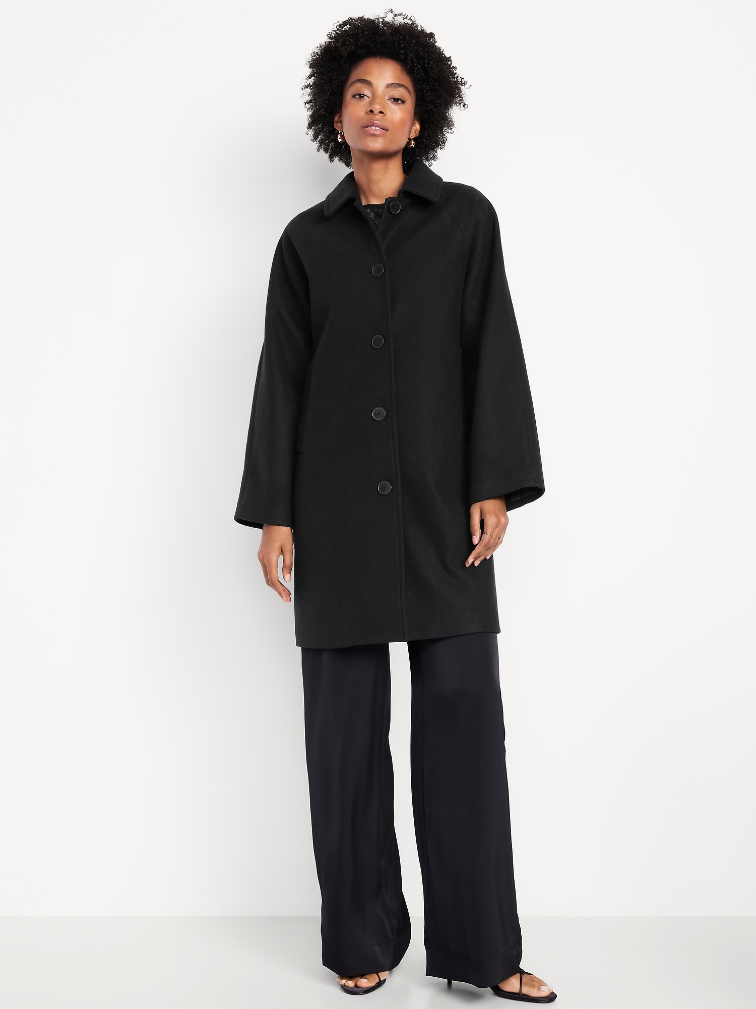 ジャケット・アウター OLD NAVY Wool Jacket Black s Old Navy Black Coats, Jackets & Vests Wool Outer Shell for Men for