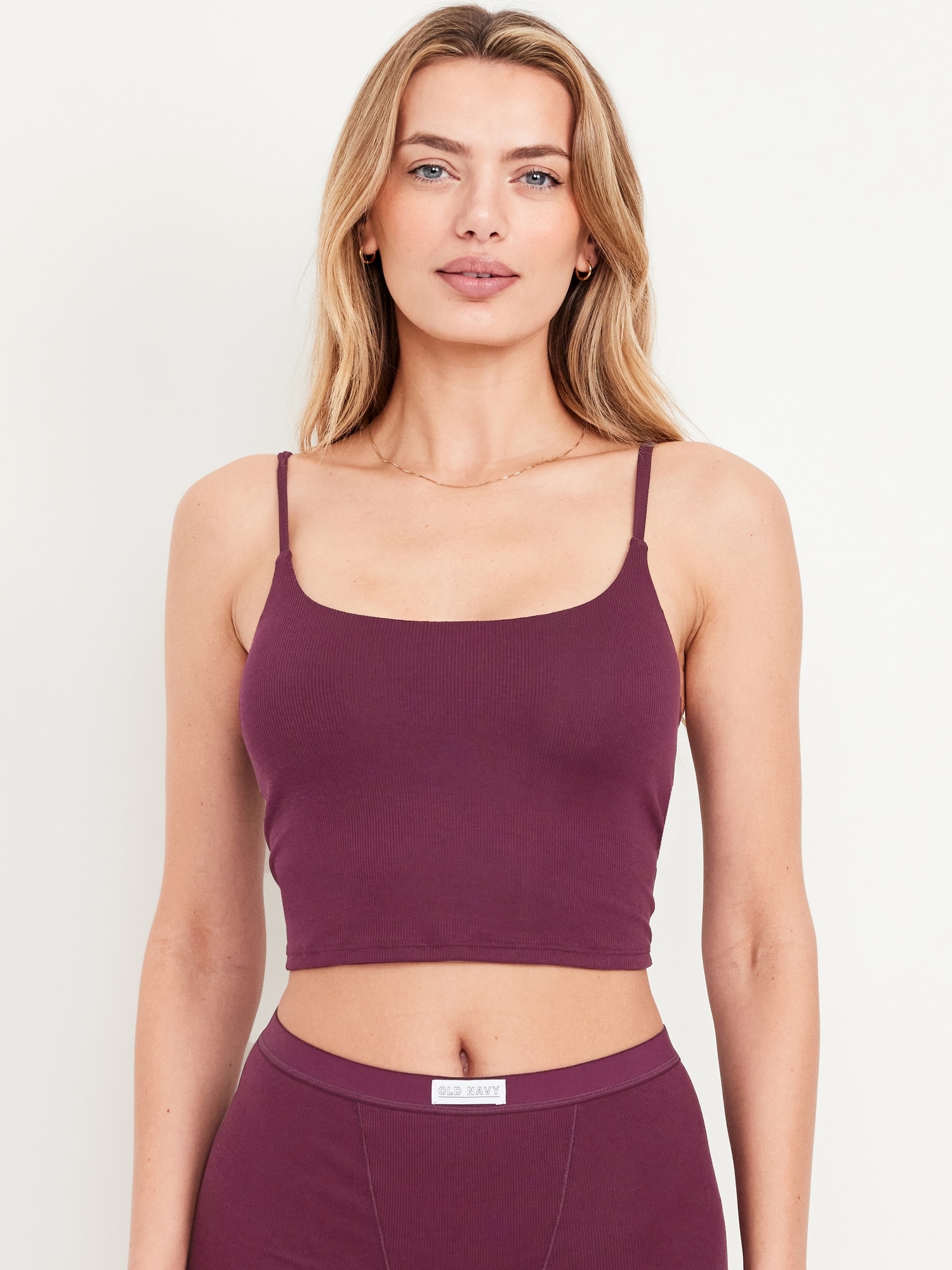 Rib-Knit Brami Top