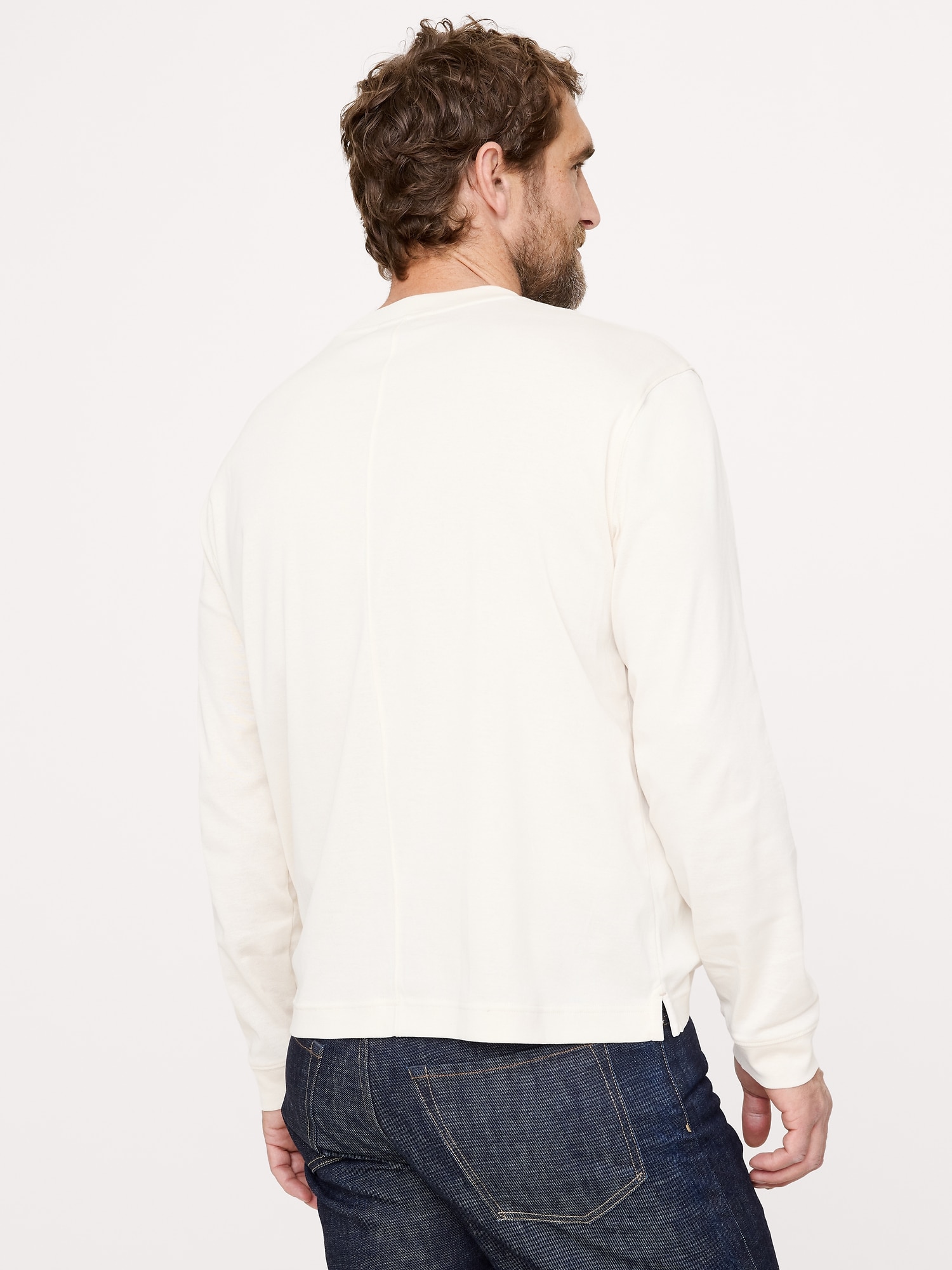 コットン クルーネックTシャツ-1