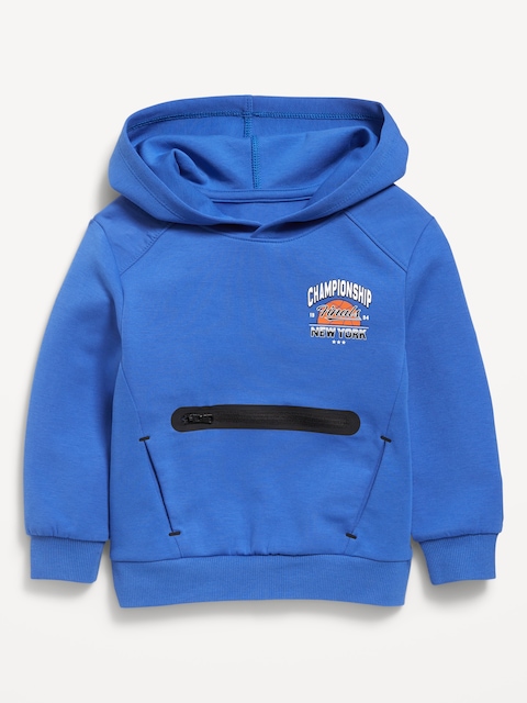 VESTE À CAPUCHON À GLISSIÈRE EN MOLLETON DYNAMIQUE POUR TOUT-PETIT GARÇON