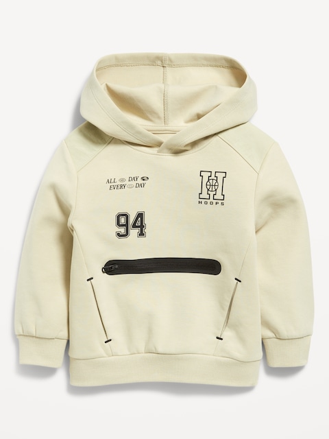 Dynamic Fleece Zippered Hoodie for Toddler Boys