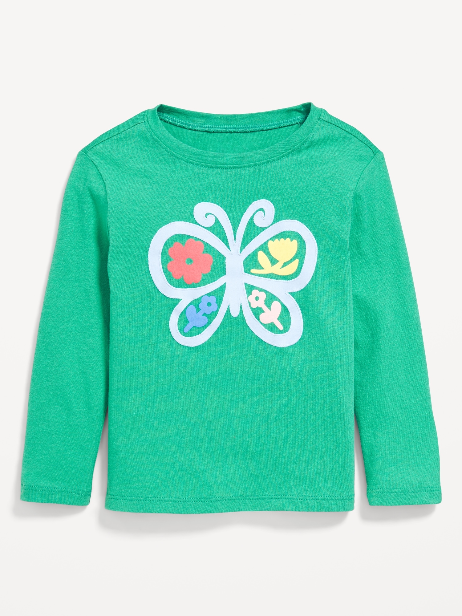 T-SHIRT À IMPRIMÉ À MANCHES LONGUES POUR TOUTE-PETITE FILLE