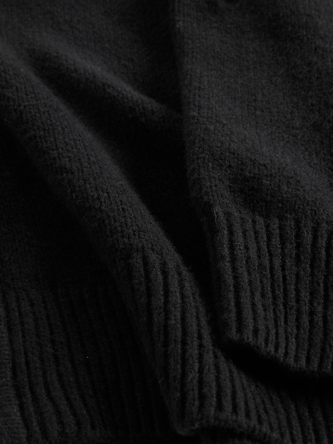 CashSoft カシミヤタッチ ジップアップ ニットパーカー-3