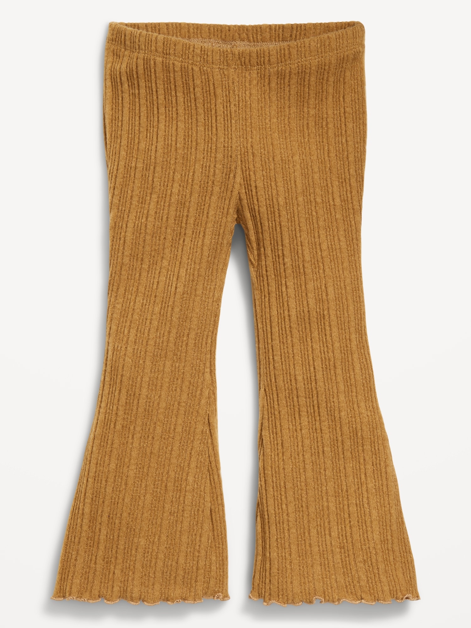 Cozy Ribbed Flare-Leg Leggings for Toddler Girls
