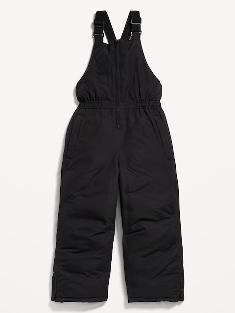 Water-Resistant Gender-Neutral Snow-Bib Overalls for Kids