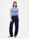 クロースニット ジャージー ボートネック クロップド シェルタンクトップ-1