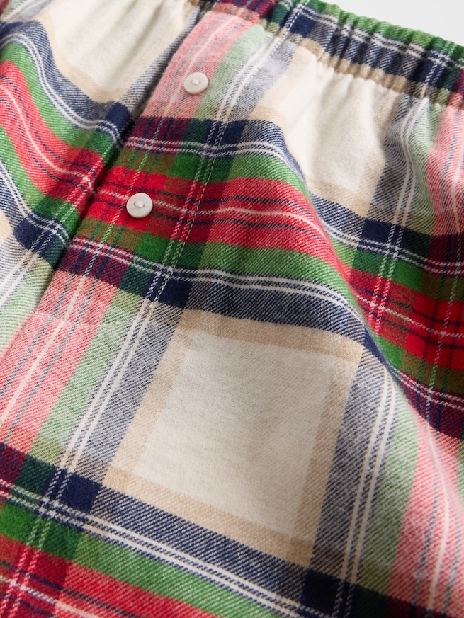 GAPロゴ フランネル ボクサーショートパンツ-4