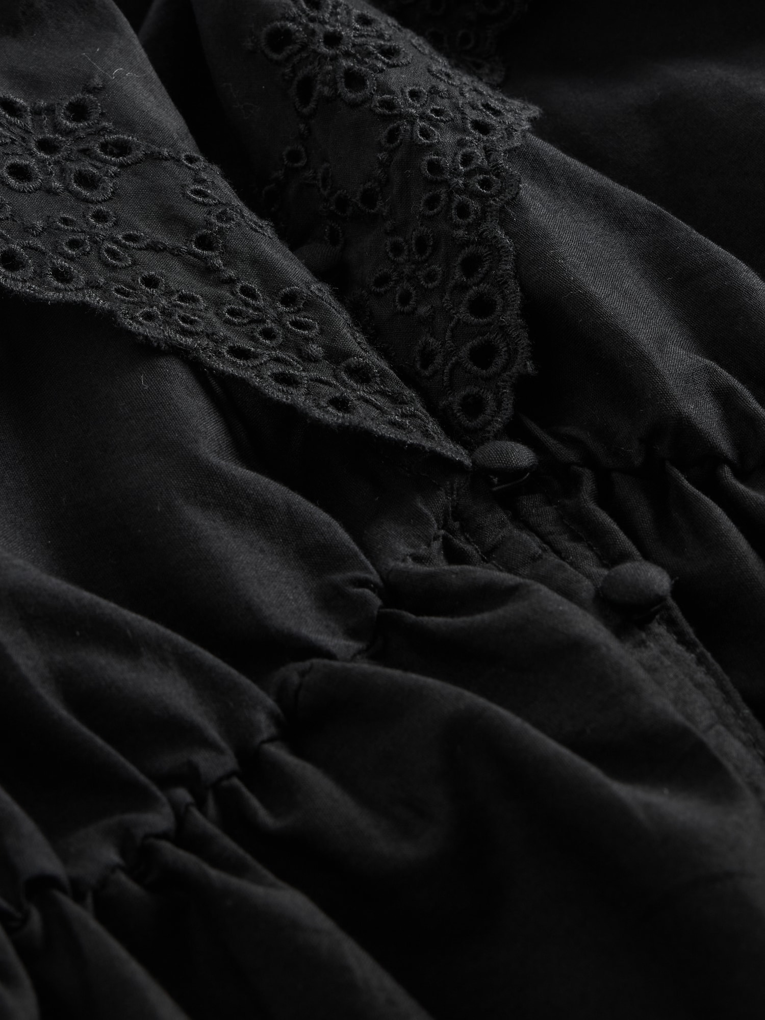 Ruffle Collar V-Neck Top