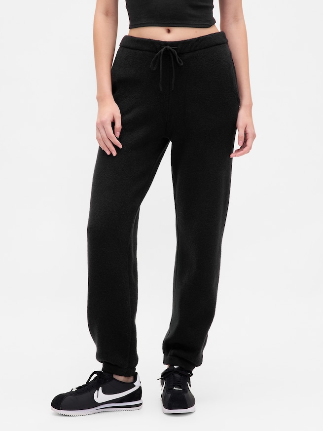 CashSoft カシミヤタッチ ニットジョガーパンツ-1