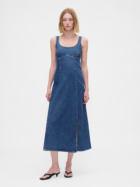 Denim Midi Dress