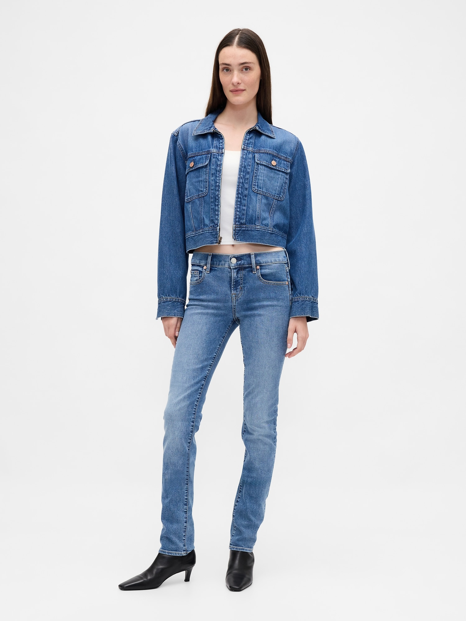 Low Rise True Skinny Jeans