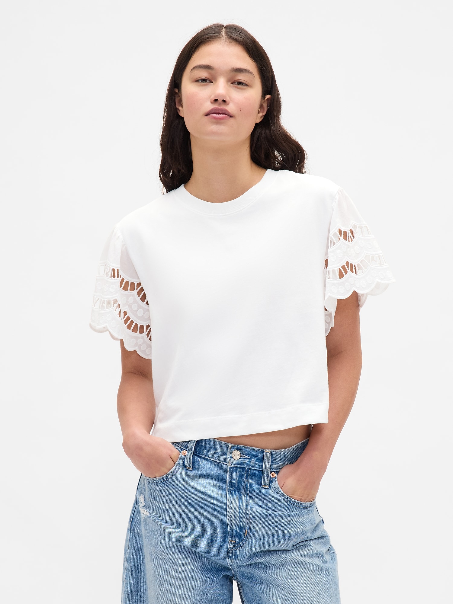 Organic Cotton VintageSoft Heavyweight Crop T-Shirt